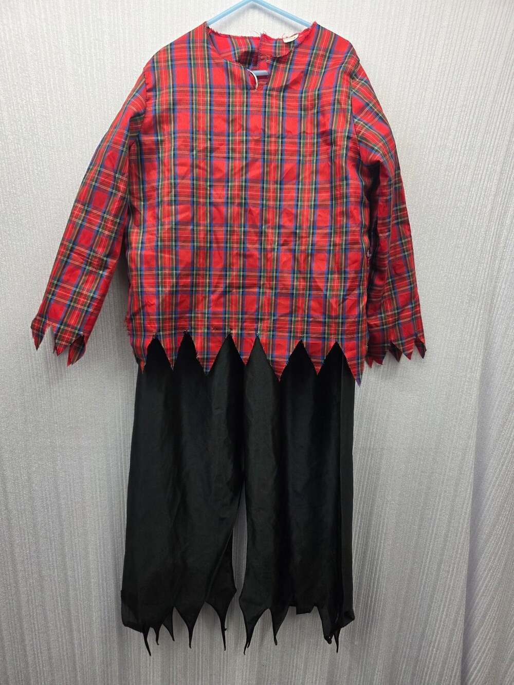 Red Plaid Werewolf or Scarecrow Halloween Costume